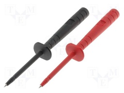 Test probe; 10A; 1kV; red and black; Equipment: 2x test probe