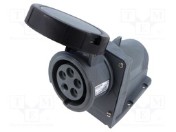 Connector: AC supply 3-phase; socket; female; screw terminal