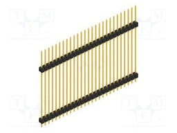 Connector: pin strips; pin header; male; PIN: 27; 2.54mm; THT; 1x27