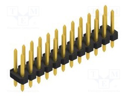 Connector: pin strips; pin header; male; PIN: 24; 2.54mm; THT; 2x12