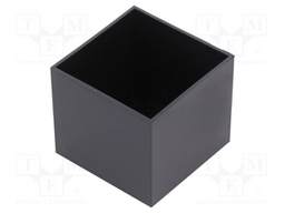 Enclosure: designed for potting; X: 46mm; Y: 46mm; Z: 40.5mm; ABS