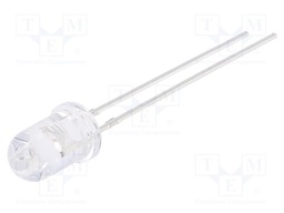 LED; 5mm; green; 3000÷4200mcd; 30°; Front: convex; Pitch: 2.54mm