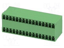 PCB headers, nominal cross section: 1.5 mm?, color: green, n