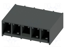 PCB headers, nominal cross section: 6 mm?, color: black, nom
