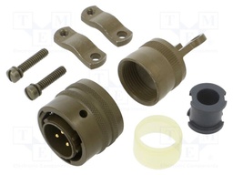 Connector: circular; plug; PT/451