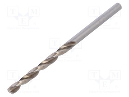 Drill bit; for metal; Ø: 3.5mm; L: 70mm; HSS; Working part len: 39mm