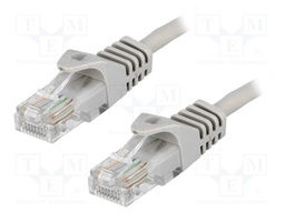 Patch cord; F/UTP; 6; stranded; CCA; PVC; grey; 0.5m; 26AWG