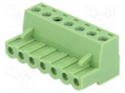 Pluggable terminal block; 5.08mm; ways: 7; straight; plug; female