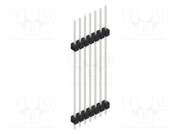 Connector: pin strips; pin header; male; PIN: 7; 2.54mm; THT; 1x7