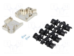 Enclosure: for D-Sub connectors; D-Sub 9pin,D-Sub HD 15pin