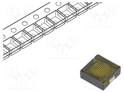 Sensor: ultrasonic; 10x10x3.5mm; 40kHz