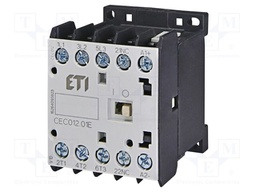Contactor: 3-pole; NO x3; Auxiliary contacts: NC; 24VDC; 22A; CEC