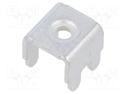 Straight; Plating: tinned; THT,screw terminal; Contacts: copper
