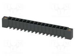 PCB headers, nominal cross section: 1.5 mm?, color: black, n
