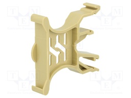 Marker; beige; Width: 9.5mm; TS35; L: 44.5mm; -40÷100°C