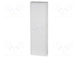 Enclosure: for modular components; IP30; light grey; steel; IK08