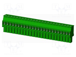 Connector: pluggable terminal block; plug; female; angled 90°
