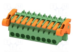 PCB connector, nominal cross section: 1.5 mm2, color: green,
