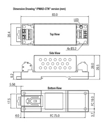 Converter: AC/DC; 15W; 80÷275VAC; Uout: 30VDC; Iout: 500mA; 86%