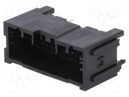 Connector: automotive; Mini50; socket; male; PIN: 34; tinned; THT