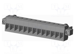 Connector: pluggable terminal block; plug; female; straight; grey