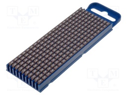 Markers for cables and wires; Label symbol: 1; 2.8÷3.8mm; brown