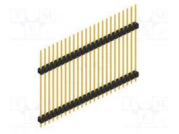Connector: pin strips; pin header; male; PIN: 24; 2.54mm; THT; 1x24