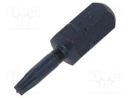 Screwdriver bit; Torx®; TX09; Overall len: 25mm; Torsion