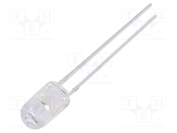 LED; 5mm; orange; 5800÷7000mcd; 30°; 20mA; 1.8÷2.6V; Front: convex