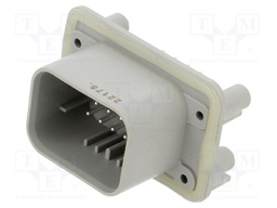 14POS,PIN DIA 1.3,HDR ASSY,180DEG,COD 4