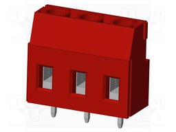 Connector: PCB terminal block; terminal; Plating: tinned; on PCBs