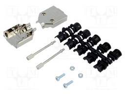 Enclosure: for D-Sub connectors; D-Sub 9pin,D-Sub HD 15pin
