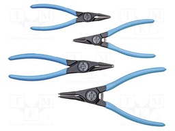 Kit: pliers; for circlip; 4pcs.