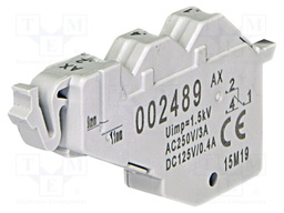 Auxiliary contacts; 230VAC; 3A; inside; Contacts: SPDT; EB2S,ED2S
