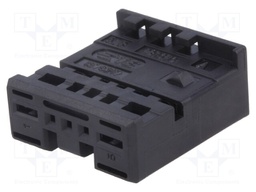 Connector: automotive; MPQ,MQS; plug; female; for cable; black