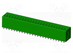 Connector: PCB terminal block; terminal; Plating: tinned; on PCBs