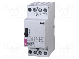 Contactor: 4-pole installation; 25A; 24VAC,24VDC; NC x4; RD