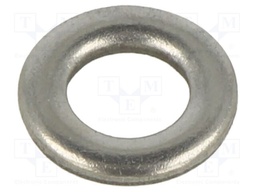 Washer; round; M6; D=12mm; h=1.6mm; A4 stainless steel; DIN 125A