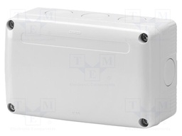 Enclosure: junction box; X: 132mm; Y: 82mm; Z: 55mm; grey; 74 PS