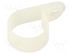 Fixing clamp; Cable P-clips; ØBundle : 16mm; W: 10mm; polyamide