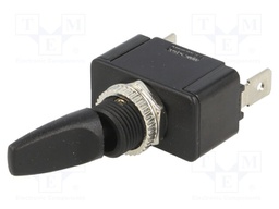 Switch: toggle; Pos: 3; SP3T; ON-OFF-ON; 6A/250VAC; -25÷70°C; 50mΩ