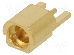 Socket; MMCX; female; 50Ω; teflon; gold-plated