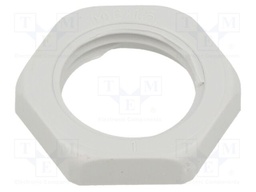 Nut; M16; PA; Thread: metric; Pitch: 1.5; for cable glands