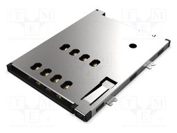 Connector: for cards; Mini SIM; push-push,with on/off switch
