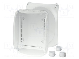 Enclosure: junction box; IP66; grey