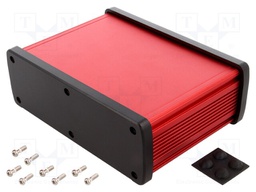 Enclosure: multipurpose; X: 177.6mm; Y: 129mm; Z: 61.1mm; aluminium