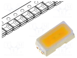 LED; SMD; 3014; white warm; 2000÷3000mcd; 2800-3500K; 120°; 20mA