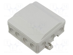 Enclosure: junction box; X: 90mm; Y: 40mm; Z: 90mm; wall mount; IP54