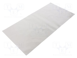 Tape: heat transfer; W: 400mm; L: 200mm; Thk: 0.5mm; 2W/mK; grey; 5kV