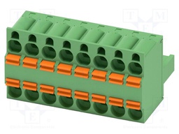 PCB connector, nominal cross section: 2.5 mm?, color: green,